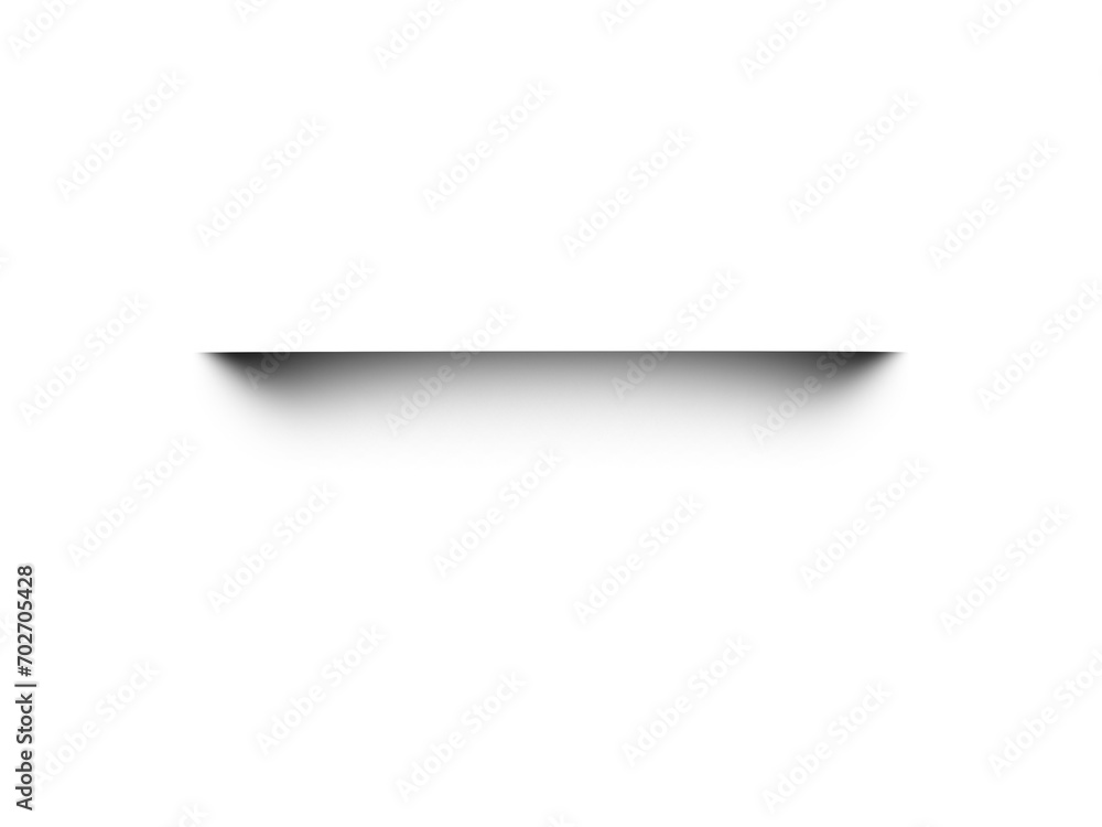 Realistic shadow effect isolated on transparent background Realistic shadow effect isolated on transparent background
