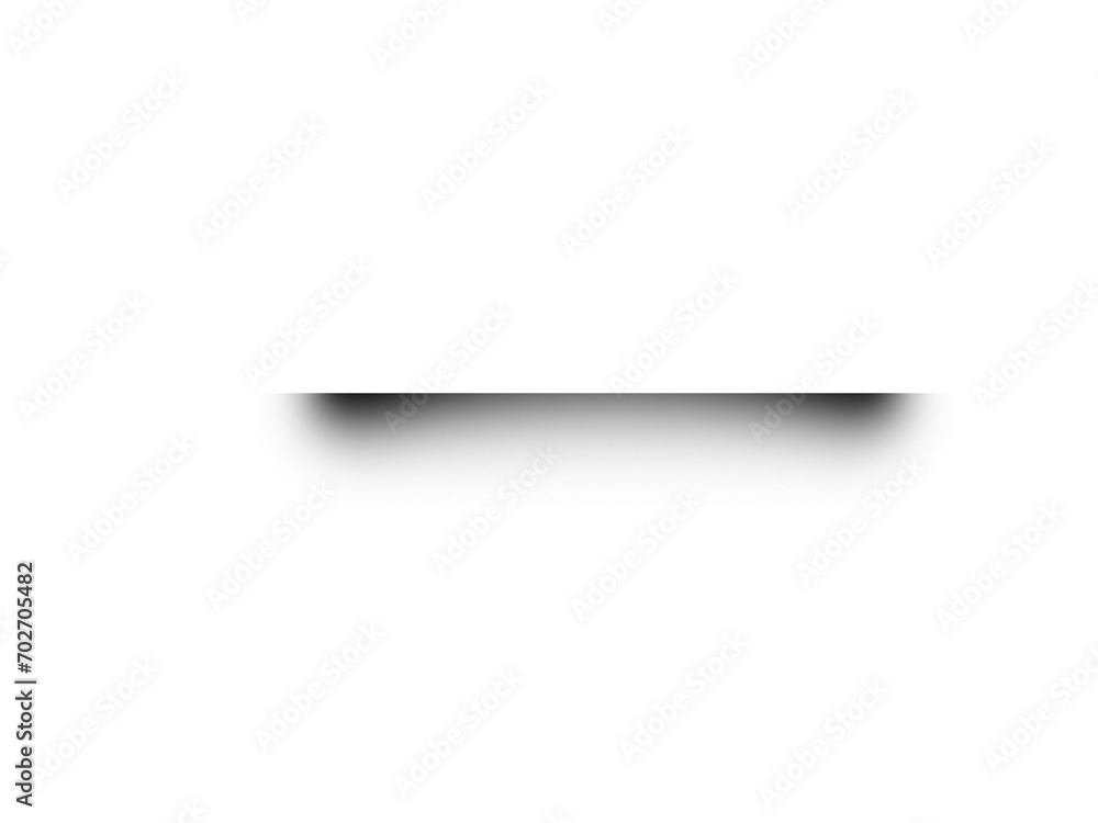Realistic shadow effect isolated on transparent background. Realistic shadow effect isolated on transparent background.