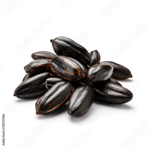 Tonka Beans isolated on white background