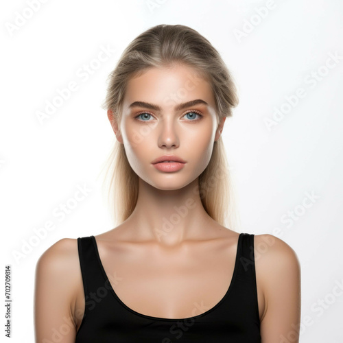 Makeup artist isolated on white background