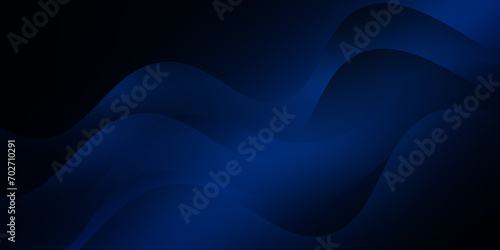 Blue background wave illustration lighting effect graphic for text and message board design 