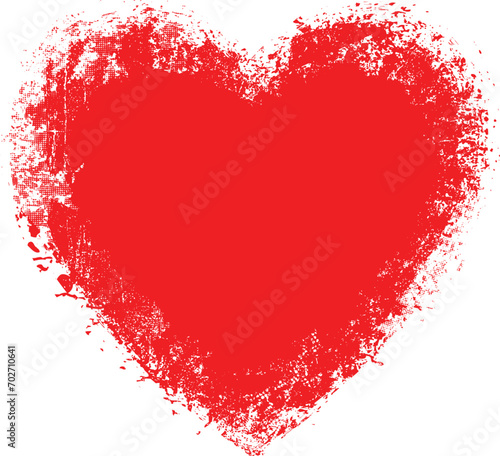 Glitch distorted heart shape . Minimal art design . Noise destroyed heart logo . Trendy defect error shapes . Glitched frame .Broken effect . Grunge texture . Distress effect .vector
