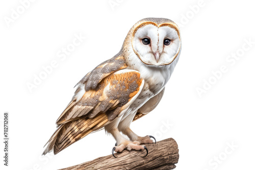 Beauty of an Owl Isolated On Transparent Background