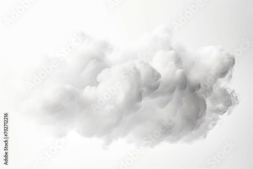 a white cloud is shown on a white background