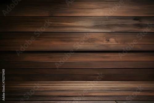 Dark brown wooden plank background