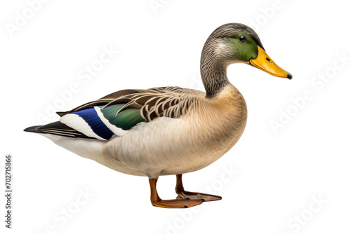 Mallard Duck Display Isolated On Transparent Background
