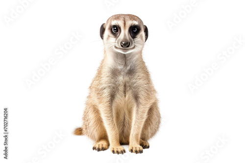 A Meerkat Isolated On Transparent Background