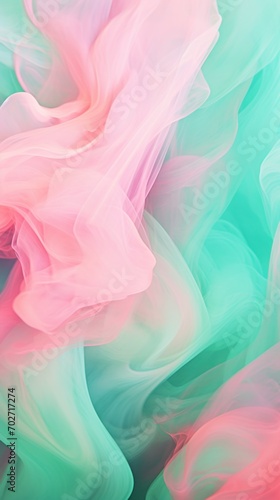 Artistic pastel-toned smoke waves creating a tranquil and dreamy abstract image suitable for backgrounds