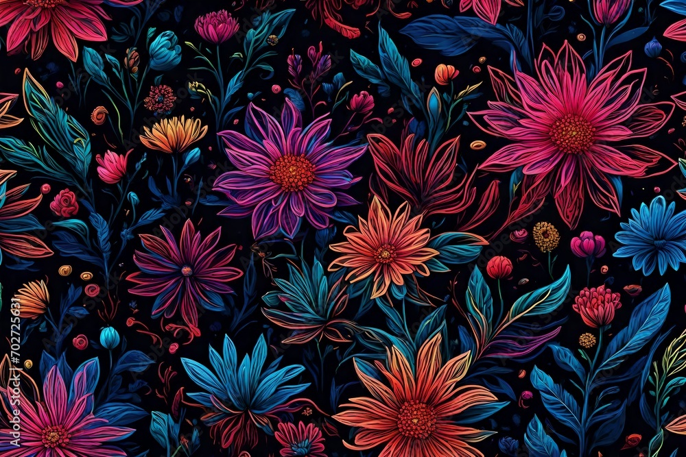 seamless floral background