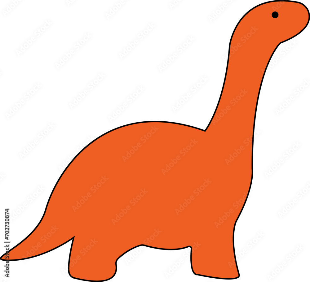 Cute Dinosaur Illustration Cute Dinosaur Illustration