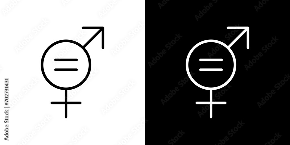 男女平等アイコン 男女平等アイコン