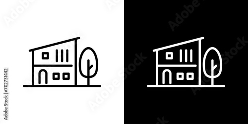 2階建の家アイコン