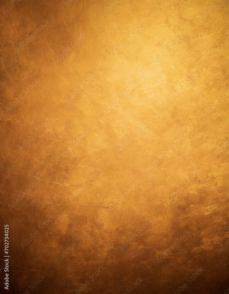 Grunge yellow metal texture. Aged golden surface.