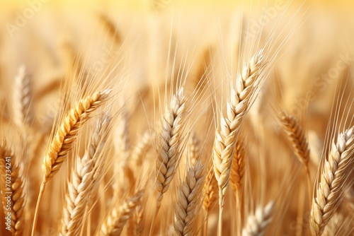 Closeup of wheat field