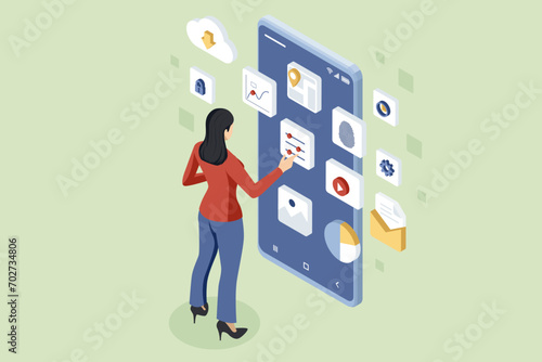 Isometric Effective Social Media Marketing. Message and comment. Harnessing the Potential of Social Media for Your Brand. Connecting with Customers: Social Network Marketing Insights. Social media