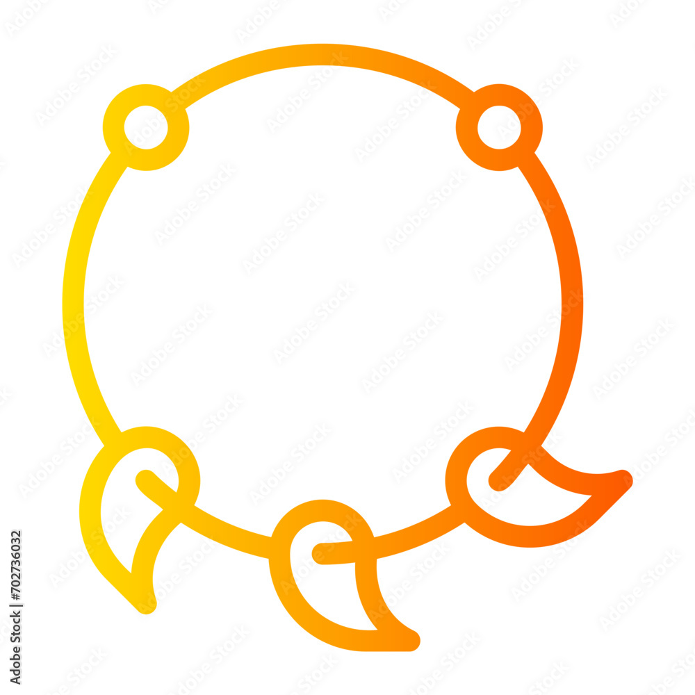 necklace gradient icon necklace gradient icon