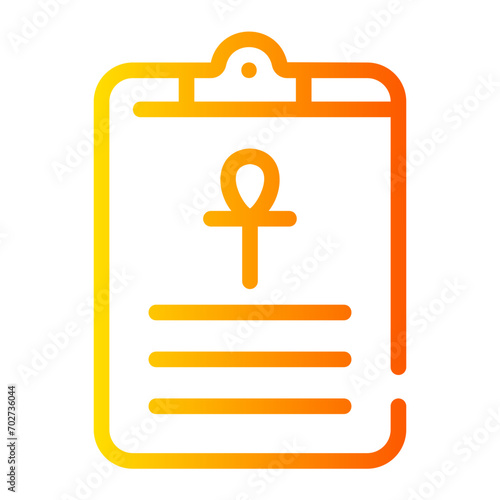 report gradient icon