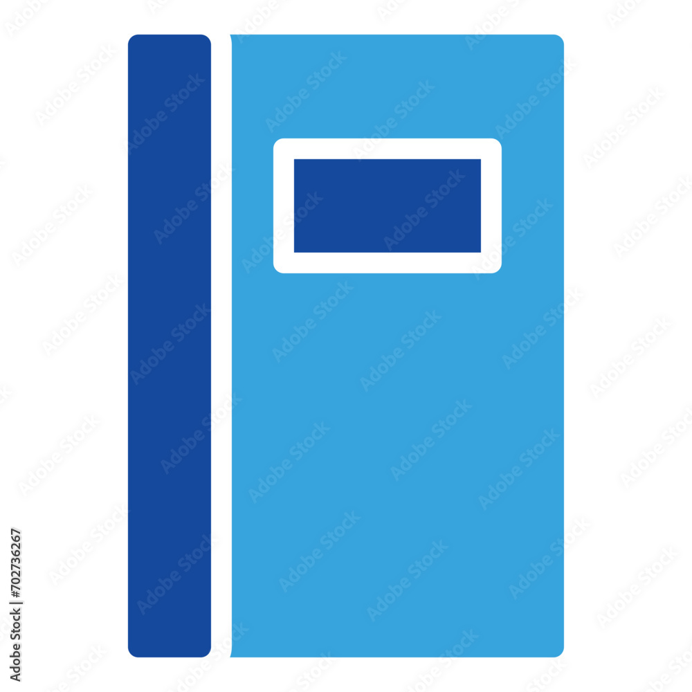 book icon or logo illustration glyph style book icon or logo illustration glyph style