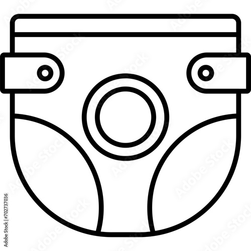 Baby Diaper Icon