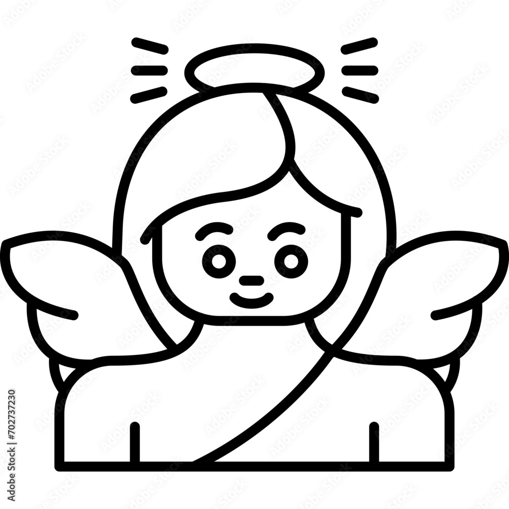 Obraz premium Angel Icon