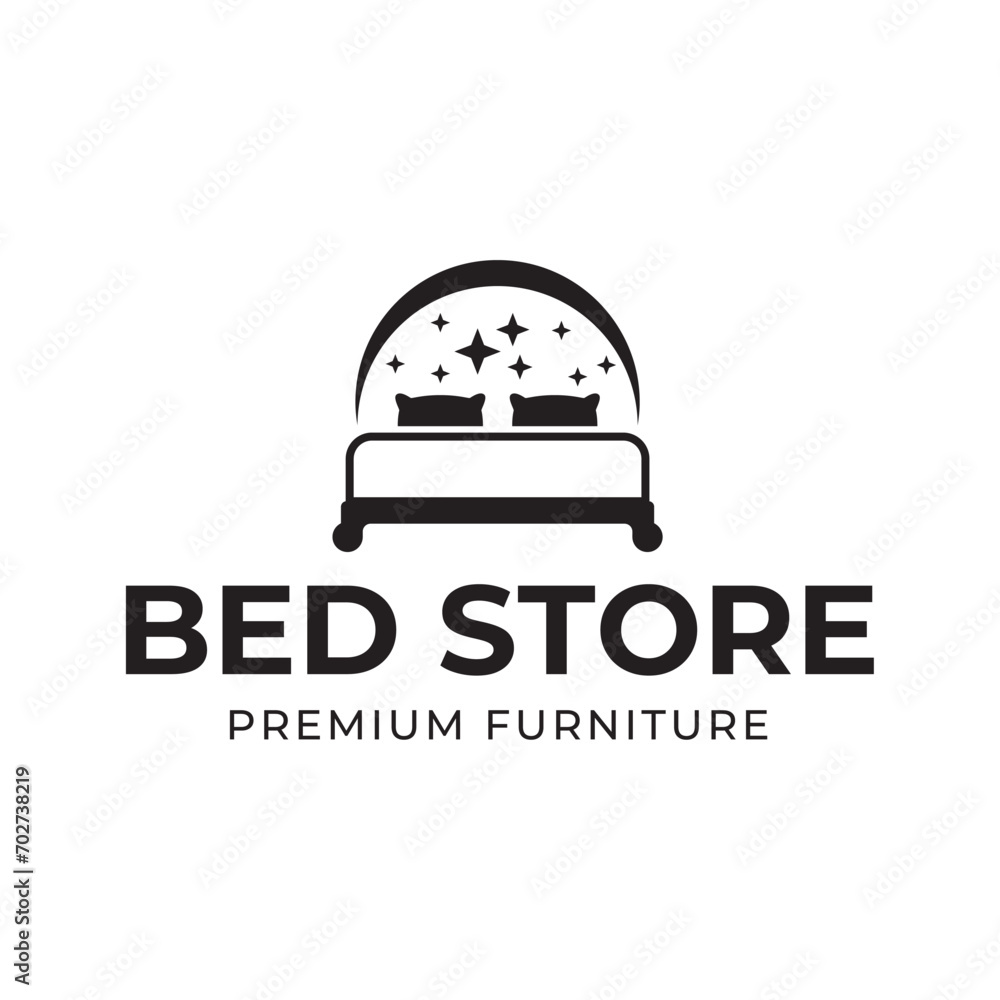Bed store logo. Simple Furniture Bed Store Logo Template Vector
Bed store logo. Simple Furniture Bed Store Logo Template Vector