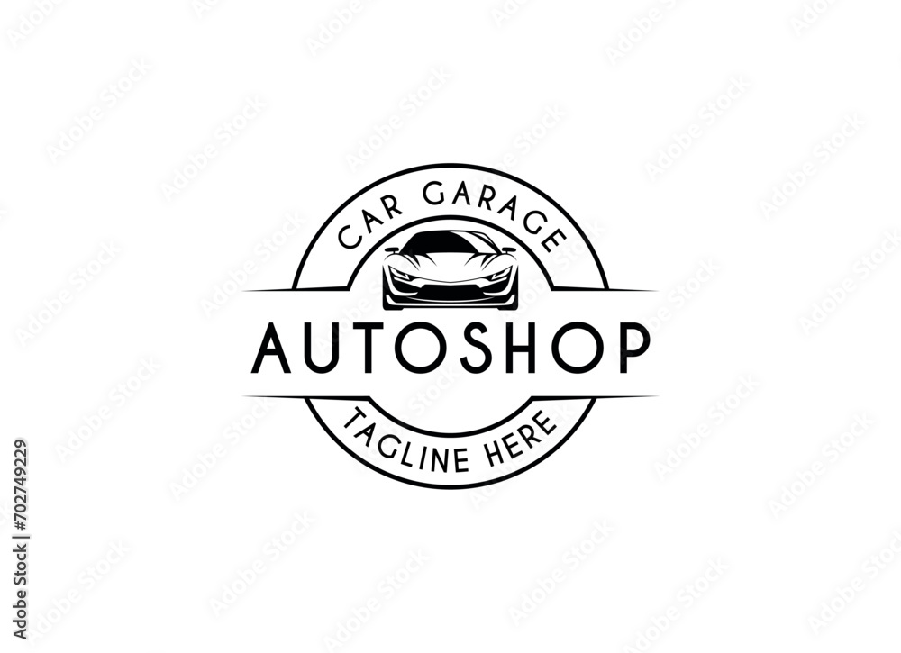 Automotive car shop, garage, dealer logo design. Automotive car shop, garage, dealer logo design.