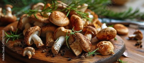 Piled Sparassis or Veggie Mushrooms