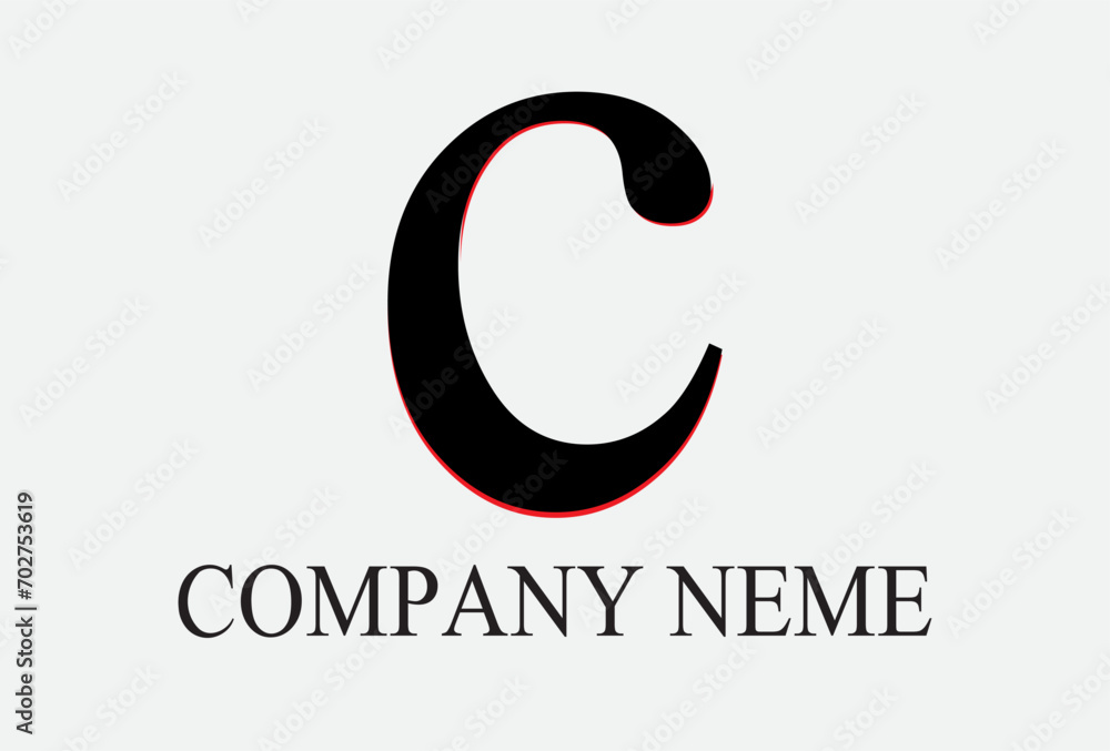 Fototapeta premium Elegant abstract logo design template. Creative logotype concept.