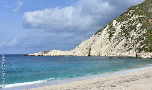 beach Lourdata,southern part of island Kefalonia,Greece