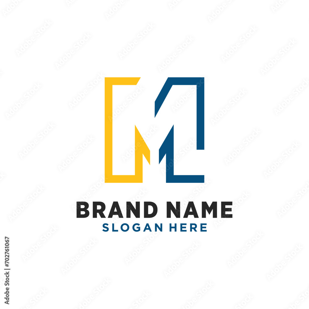 Vector letter m logo design icon element vector with creative modern style Vector letter m logo design icon element vector with creative modern style