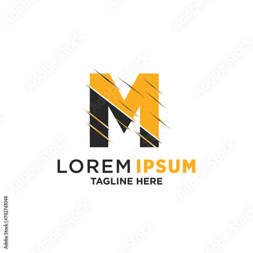 Free Download Vector letter m logo design icon element vector with creative modern style - GFXLoad