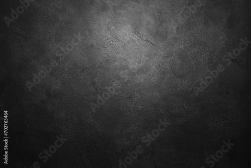 Stone wall background with lighting. Black concrete texture.