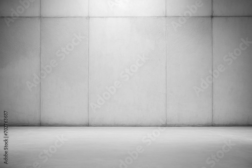 concrete wall with concrete floor