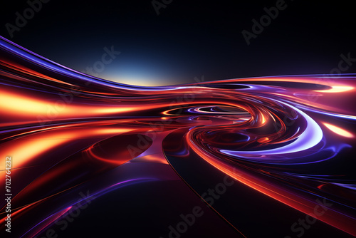 Abstract panoramic background