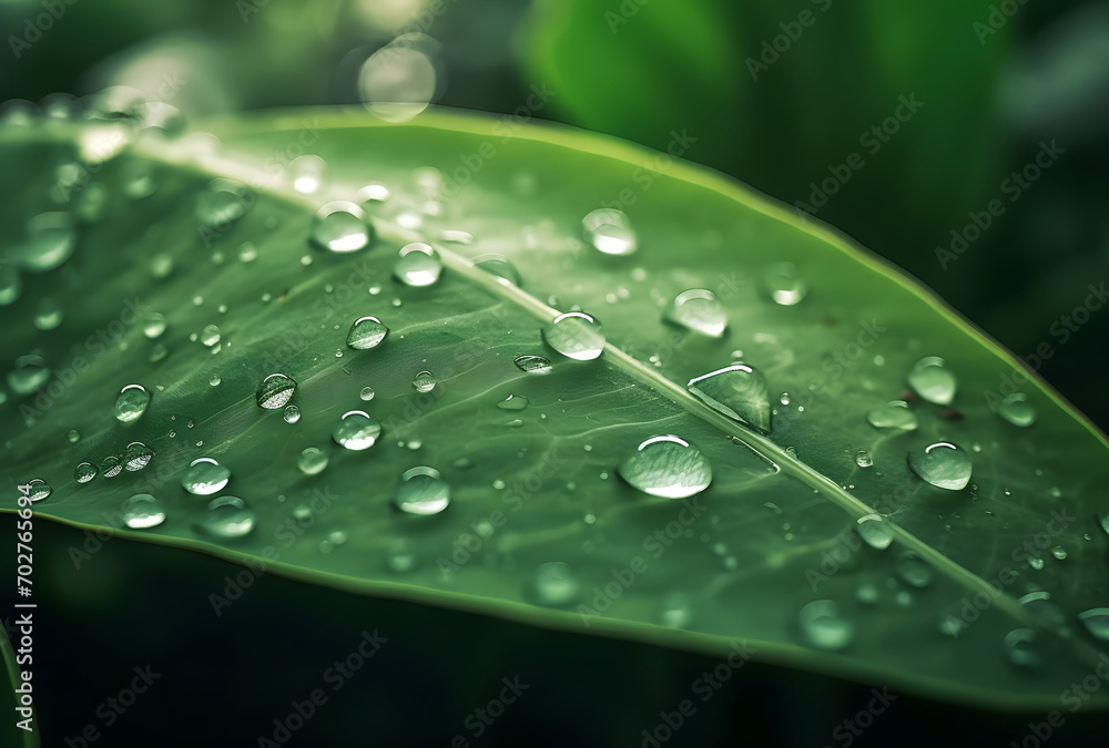a large leaf with raindrops on a rainy day a large leaf with raindrops on a rainy day