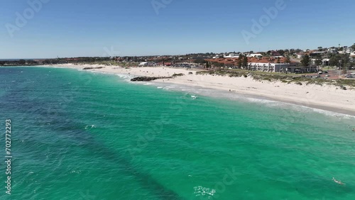 views of sorrento beach aerial epic turquoise sea  photo