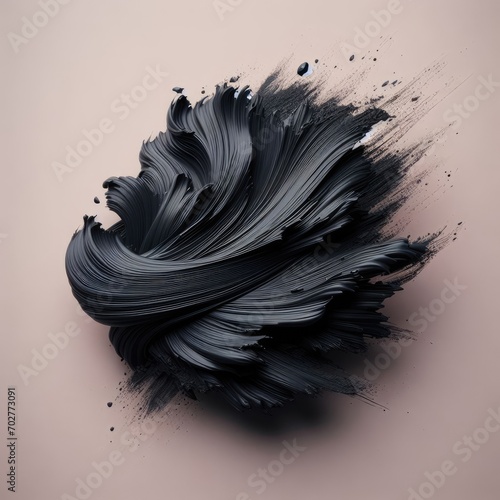 explosion of black powder holi paint 