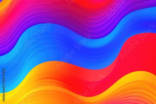 Abstract bright colorful swirl wave background. Modern psychedelic fluid gradient texture. Retro design template for poster  banner  brochure  flyer  cover