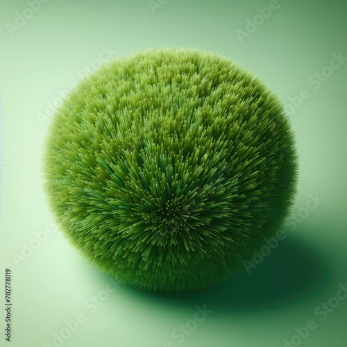 green grass on simple background