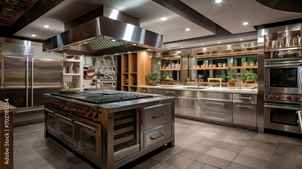 interior of professional kitchen interior of professional kitchen