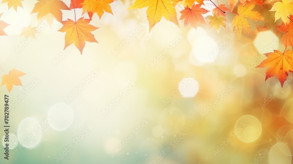 Autumn background with maple leaves Autumn background with maple leaves