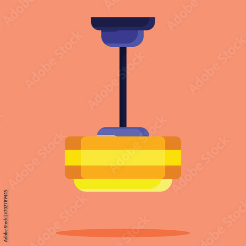 Hanging lamp icon. Subtable to place on light, interior, etc.
