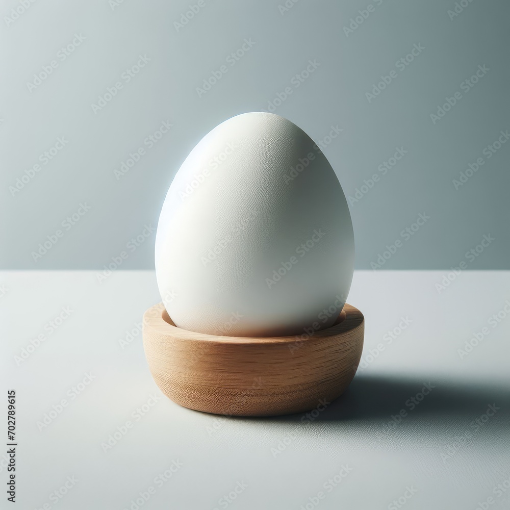 egg in aa cup on a white background egg in aa cup on a white background