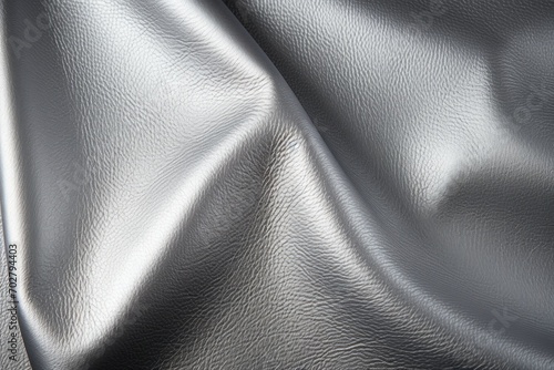  a close up shot of a shiny silver leather textured material that looks like it could be used as a background or wallpaper.