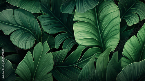 Tropical leaf Wallpaper Luxury nature leaves