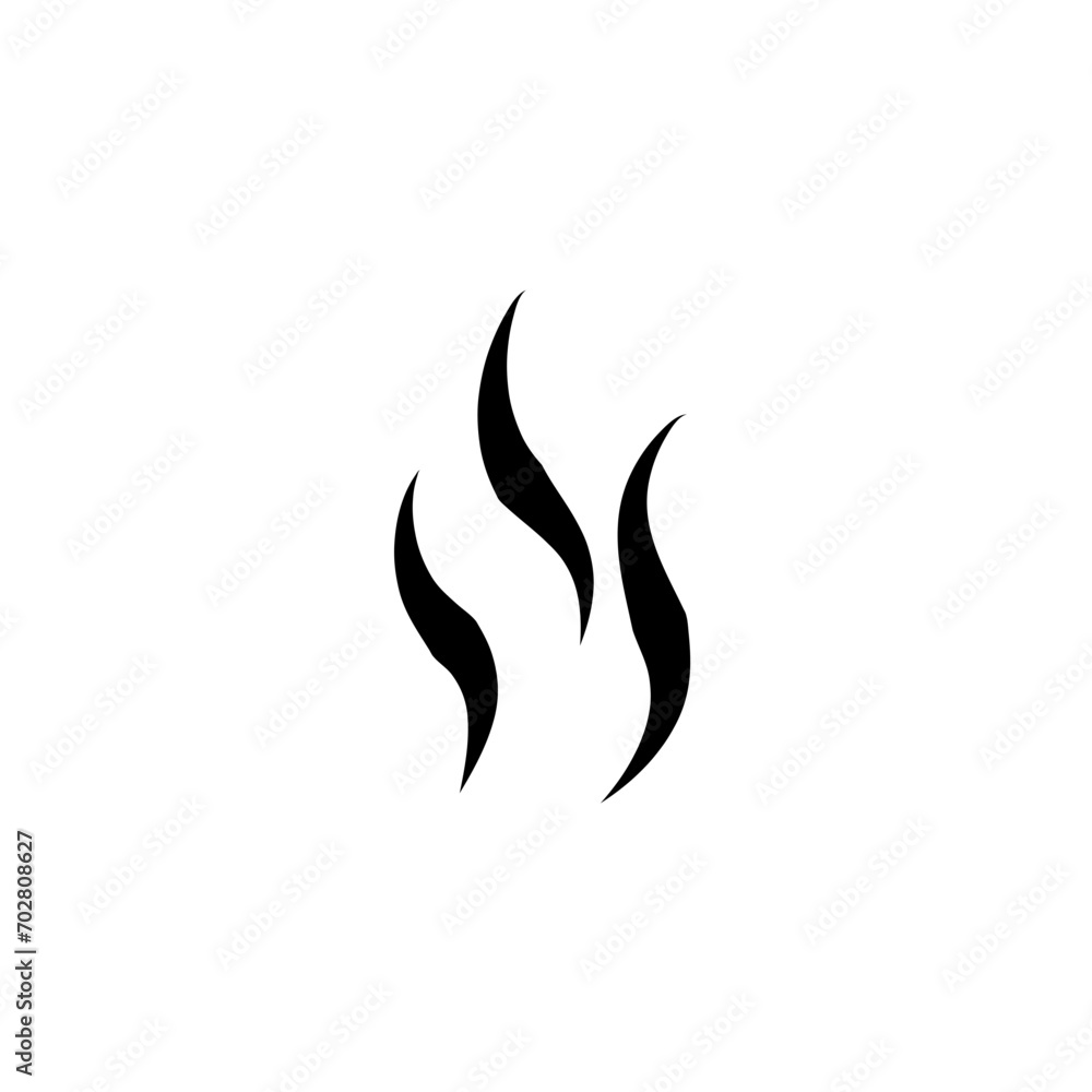 Cooking steam or warm aroma smell mark Cooking steam or warm aroma smell mark