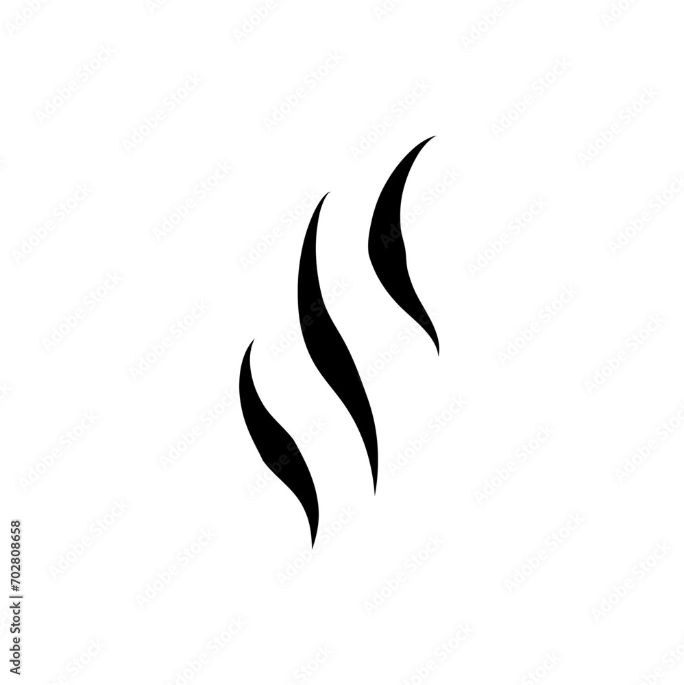 Cooking steam or warm aroma smell mark Cooking steam or warm aroma smell mark