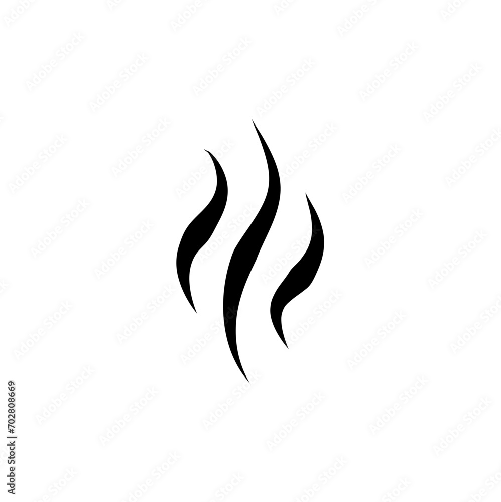 Cooking steam or warm aroma smell mark Cooking steam or warm aroma smell mark