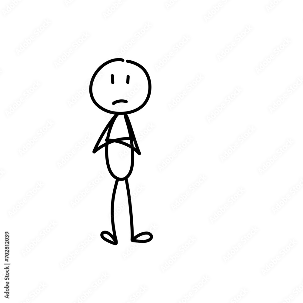 Hand drawn stick figure people Hand drawn stick figure people