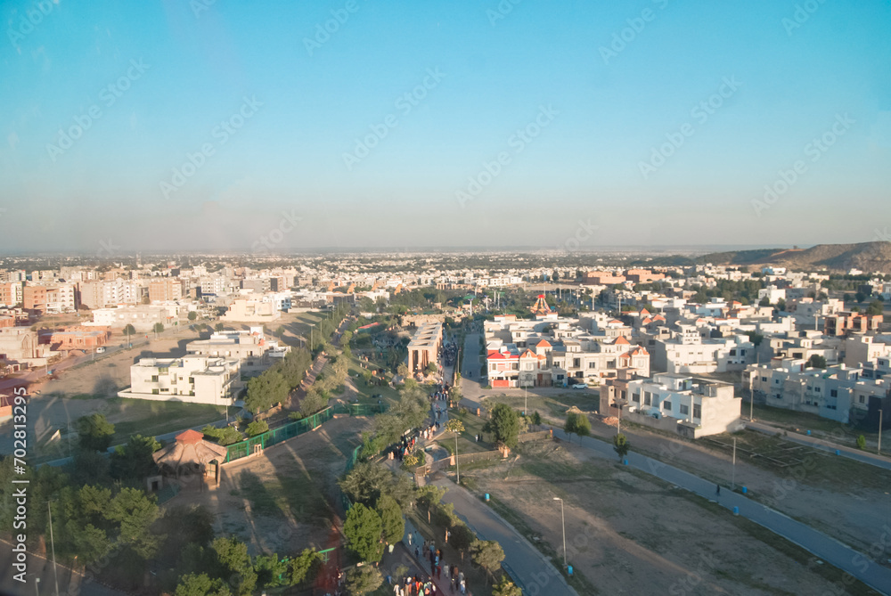 Aerial View Of Satellite Town Jehlum Punjab pakistan